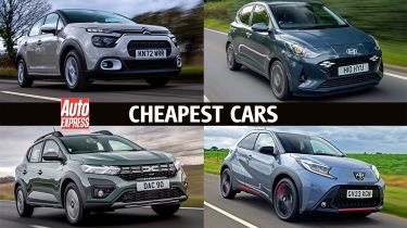 Cheapest cars - header image